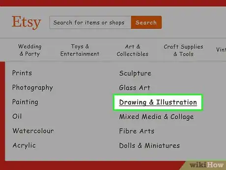 Image titled Sell Art on Etsy Step 1