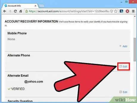 Image titled Change Your Account Recovery Settings on AOL Mail Step 6