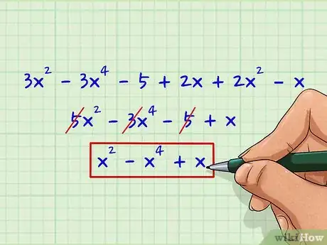 Image titled Find the Degree of a Polynomial Step 2