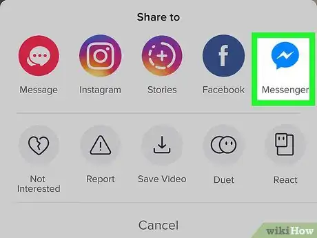 Image titled Send a TikTok Video in Messenger on Android Step 4