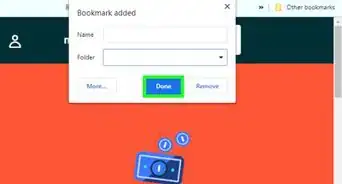 Save a Bookmark in Chrome