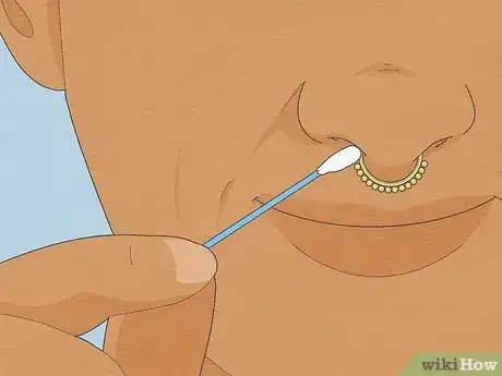 Image titled When Can I Change My Septum Piercing Step 6