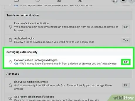 Image titled Edit Your Security Settings on Facebook Step 5