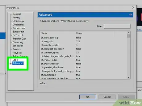 Image titled Remove Sponsored Ads from uTorrent Step 4