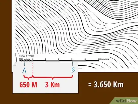 Image titled Measure a Straight Line Distance Using a Topo Map Step 4