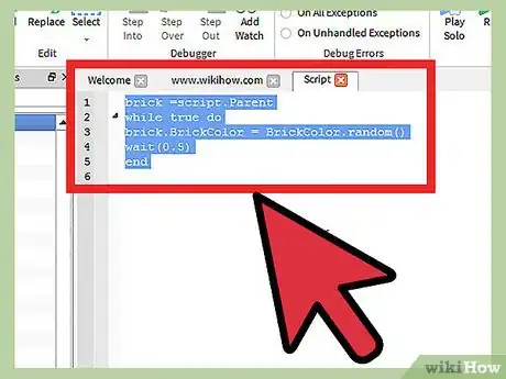 Image titled Make a Brick Change Colors on Roblox Step 7