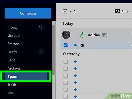 Image titled Block Spam on Yahoo! Mail Step 4