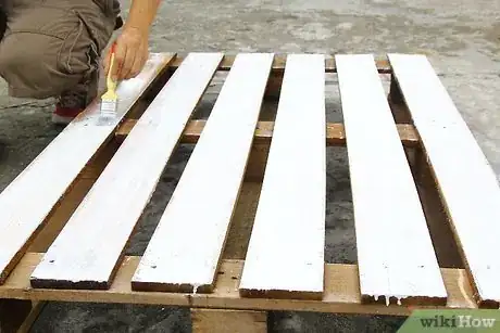 Image titled Make a Pallet Bed Frame Step 3