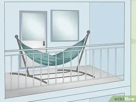 Image titled Hang a Hammock on an Apartment Balcony Step 2