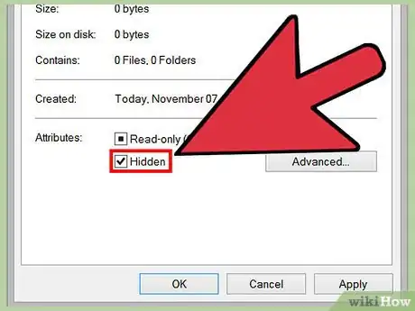 Image titled Make an Invisible File Step 8