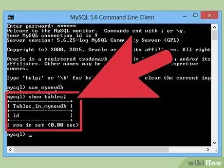 Image titled Send Sql Queries to Mysql from the Command Line Step 9