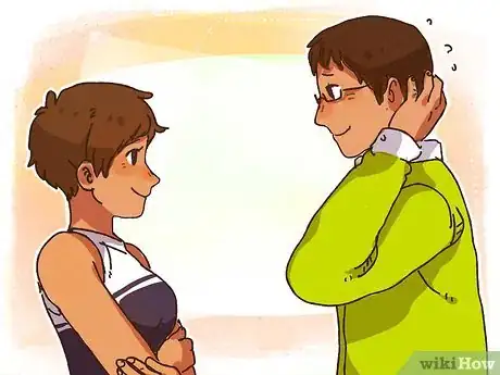 Image titled Determine if a Guy is Nervous Around You Because He Likes You Step 8