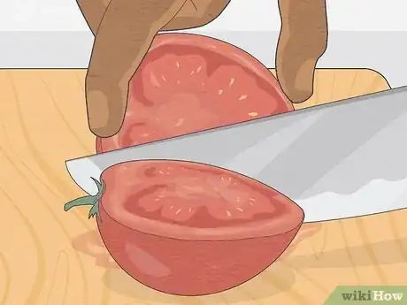 Image titled Use a Tomato to Clean Your Skin Step 2