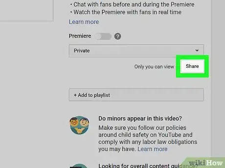 Image titled Post Private Videos on YouTube on PC or Mac Step 19