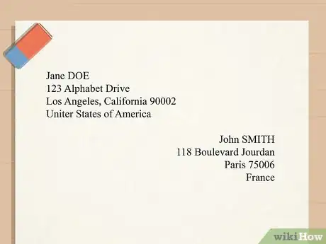 Image titled Address a Letter to France Step 7