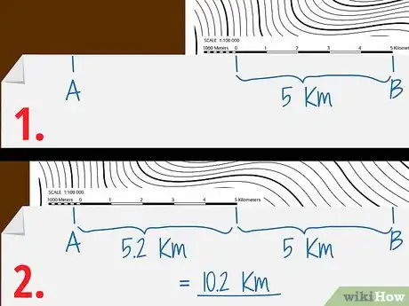 Image titled Measure a Straight Line Distance Using a Topo Map Step 8