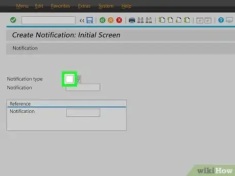 Image titled Create a Notification in Sap Step 3