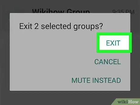 Image titled Leave a Group Chat on WhatsApp Step 12