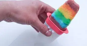 Make Rainbow Popsicles