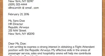 Write a CV for a Cabin Crew Position