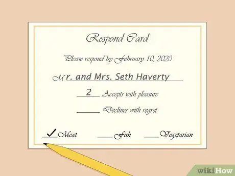 Image titled Fill Out a Wedding RSVP Step 4