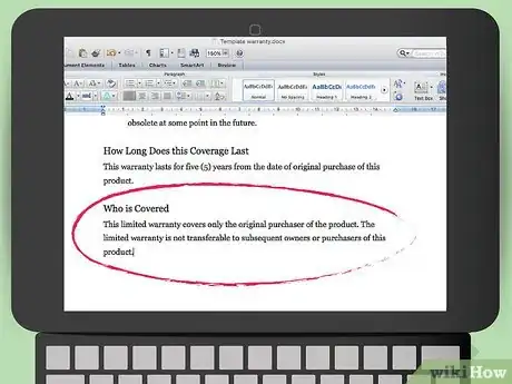 Image titled Draft a Warranty Step 7