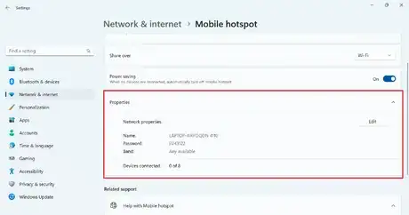 Image titled Windows 11 Mobile Hotspot Properties.png