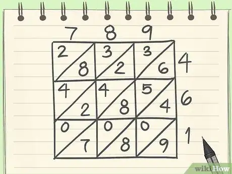 Image titled Do Lattice Multiplication Step 4