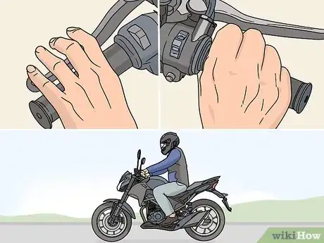 Image titled Ride a Manual Motorcycle Step 14