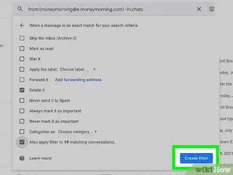 Image titled Create a Filter in Gmail Step 5