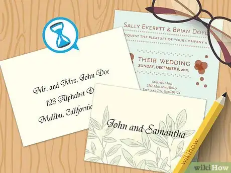 Image titled Address Wedding Invitations to a Family Step 14