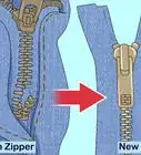 Fix a Jean Zipper