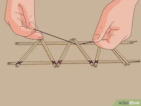 Image titled Build a Model Bridge out of Skewers Step 6