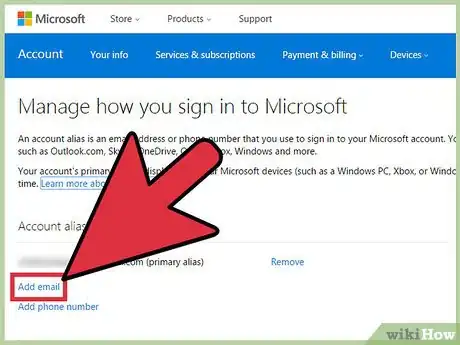 Image titled Change Your Primary Email for a Microsoft Account Step 3