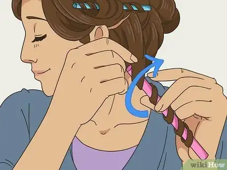 Image titled Curl Your Hair with Straws Step 9