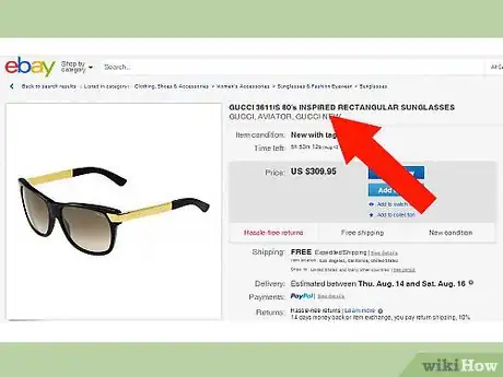 Image titled Avoid Purchasing Faux Designer Sunglasses at eBay Step 3