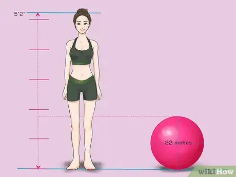 Image titled Choose the Correct Size Yoga Ball Step 2