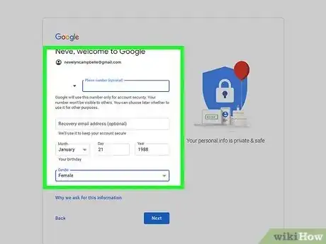 Image titled Make a Google Account Step 3