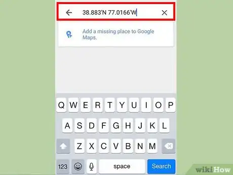 Image titled Enter GPS Coordinates in Google Maps Step 5