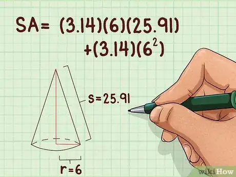 Image titled Find the Surface Area of Cones Step 22