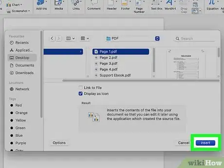 Image titled Insert a Multiple Page PDF Into a Word Document Step 37