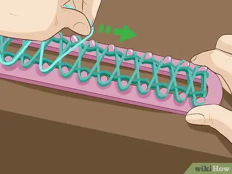 Image titled Knit a Blanket on a Loom Step 11.jpeg