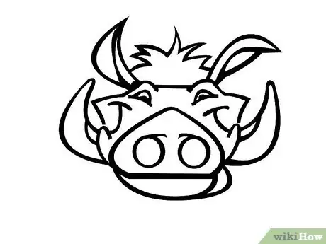 Image titled Draw Pumbaa from the Lion King Step 11