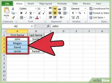 Image titled Alphabetize Cells in Excel Step 2