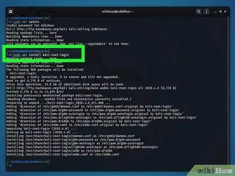 Image titled Open the Root Terminal in Kali Linux Step 4