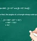 Prove the Angle Sum Property of a Triangle