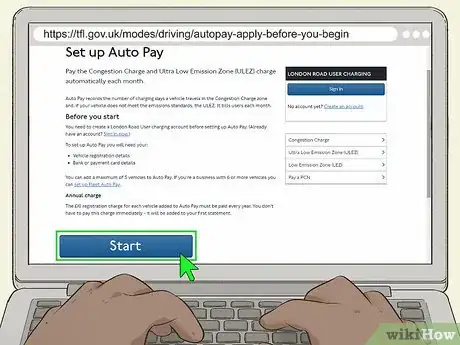 Image titled Pay the Congestion Charge Step 2