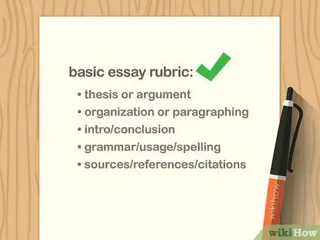 Image titled Make a Rubric Step 3