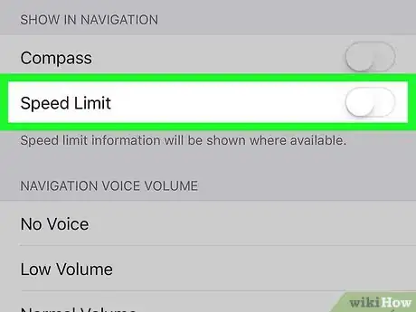 Image titled Show Speed Limits on Maps on an iPhone Step 4