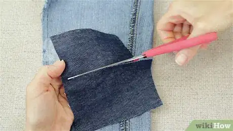 Image titled Sew Patches on Jeans by Hand Step 5